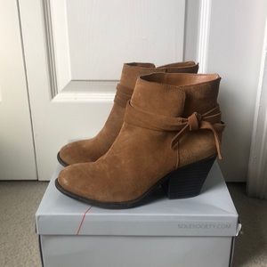Sole Society Suede Bootie